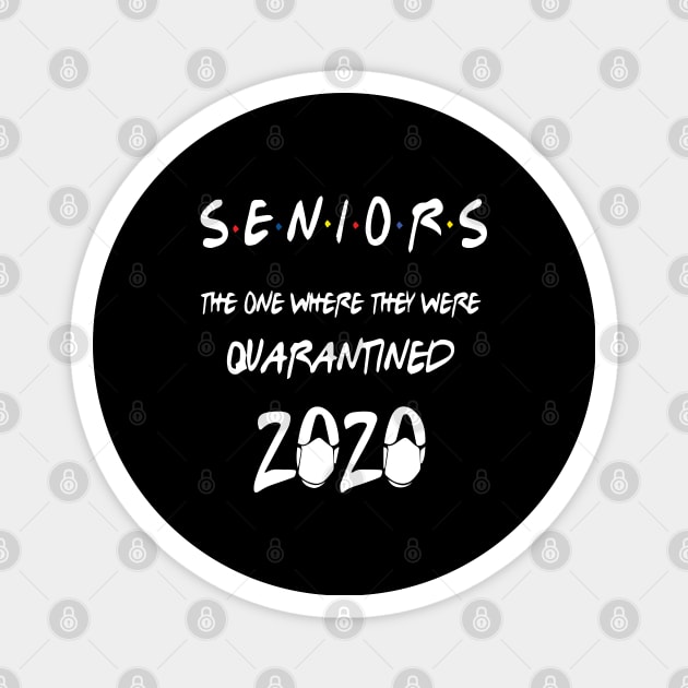 Senior Class Of 2020 Graduation Funny Quarantine Magnet by TheYouthStyle